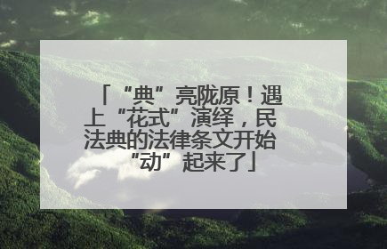 “典”亮陇原！遇上“花式”演绎，民法典的法律条文开始“动”起来了
