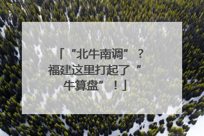 “北牛南调”？福建这里打起了“牛算盘”！