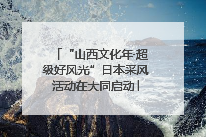 “山西文化年·超级好风光”日本采风活动在大同启动