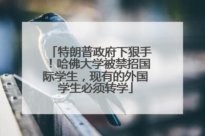 特朗普政府下狠手！哈佛大学被禁招国际学生，现有的外国学生必须转学