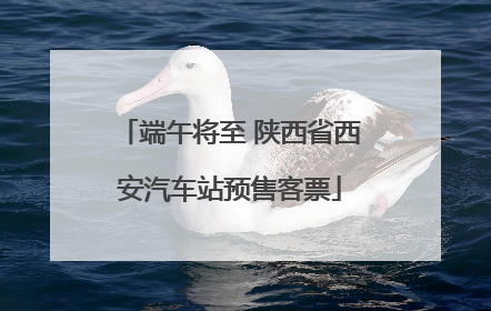端午将至 陕西省西安汽车站预售客票