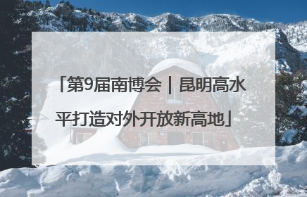 第9届南博会｜昆明高水平打造对外开放新高地
