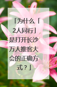 为什么「2人同行」是打开长沙万人推客大会的正确方式？