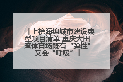 上榜海绵城市建设典型项目清单 重庆大田湾体育场既有“弹性”又会“呼吸”
