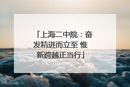 上海二中院：奋发精进而立至 惟新跨越正当行