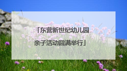 东营新世纪幼儿园亲子活动圆满举行