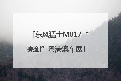 东风猛士M817“亮剑”粤港澳车展