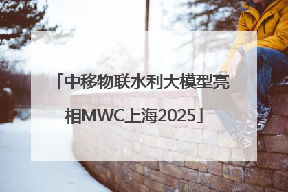 中移物联水利大模型亮相MWC上海2025