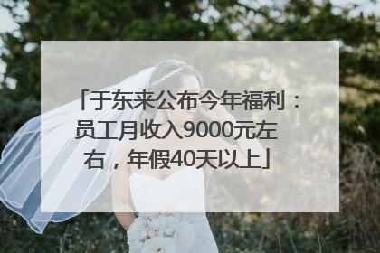 于东来公布今年福利：员工月收入9000元左右，年假40天以上