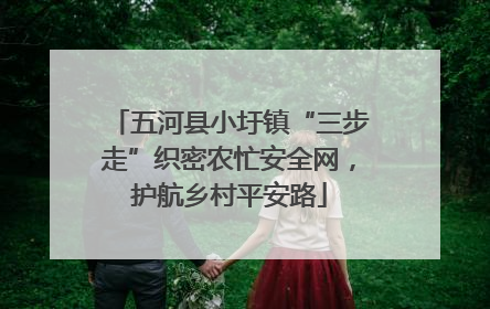 五河县小圩镇“三步走”织密农忙安全网，护航乡村平安路