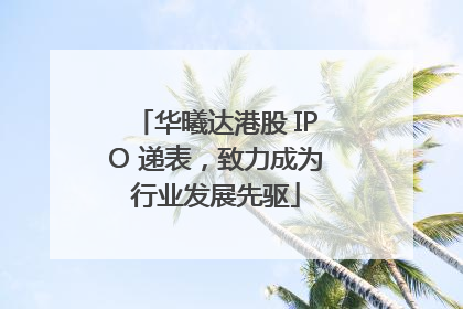 华曦达港股 IPO 递表，致力成为行业发展先驱