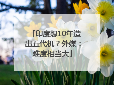 印度想10年造出五代机？外媒：难度相当大