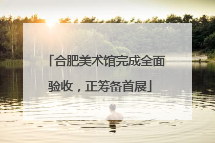 合肥美术馆完成全面验收，正筹备首展