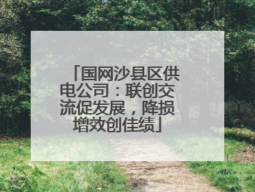 国网沙县区供电公司：联创交流促发展，降损增效创佳绩