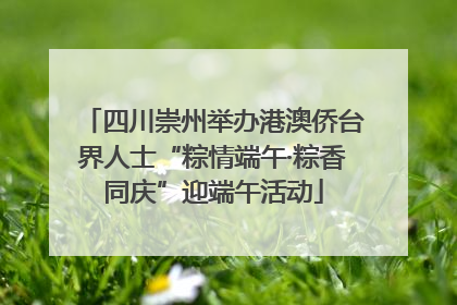 四川崇州举办港澳侨台界人士“粽情端午·粽香同庆”迎端午活动