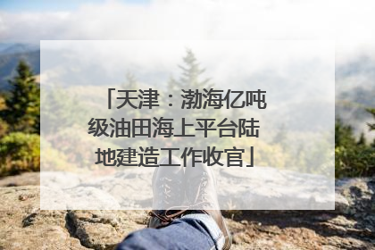 天津：渤海亿吨级油田海上平台陆地建造工作收官