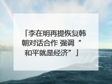 李在明再提恢复韩朝对话合作 强调“和平就是经济”