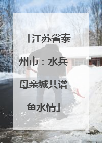 江苏省泰州市：水兵母亲城共谱鱼水情