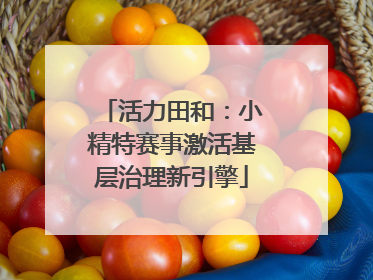 活力田和：小精特赛事激活基层治理新引擎