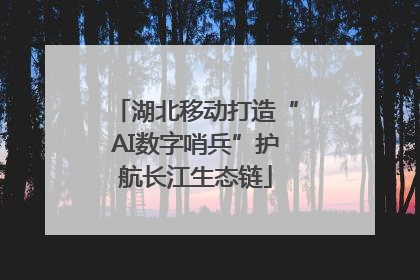 湖北移动打造“AI数字哨兵”护航长江生态链