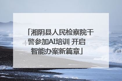 湘阴县人民检察院干警参加AI培训 开启智能办案新篇章