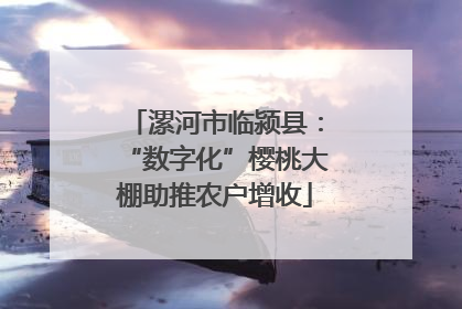 漯河市临颍县：“数字化”樱桃大棚助推农户增收