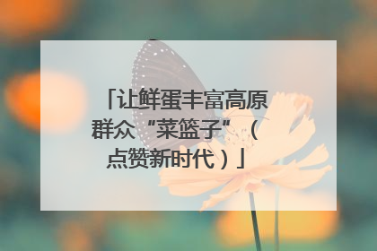 让鲜蛋丰富高原群众“菜篮子”（点赞新时代）