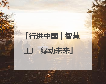 行进中国｜智慧工厂 绿动未来