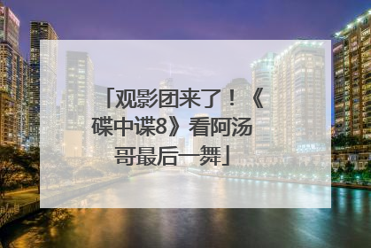 观影团来了！《碟中谍8》看阿汤哥最后一舞