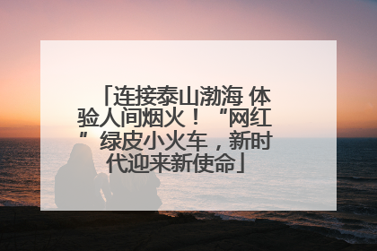 连接泰山渤海 体验人间烟火！“网红”绿皮小火车，新时代迎来新使命