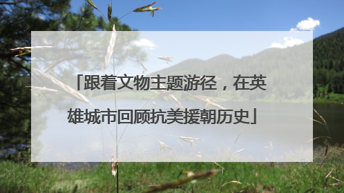 跟着文物主题游径，在英雄城市回顾抗美援朝历史
