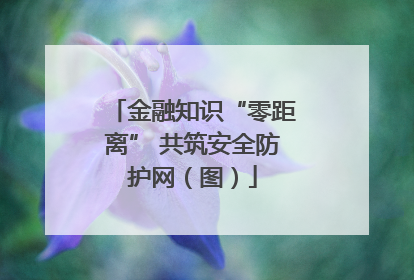 金融知识“零距离” 共筑安全防护网（图）