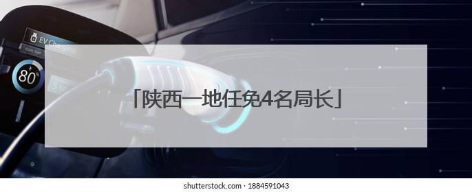 陕西一地任免4名局长
