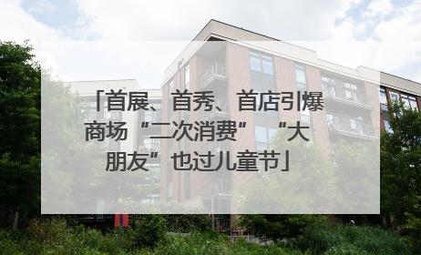 首展、首秀、首店引爆商场“二次消费” “大朋友”也过儿童节