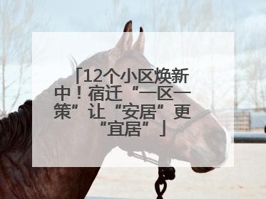 12个小区焕新中！宿迁“一区一策”让“安居”更“宜居”