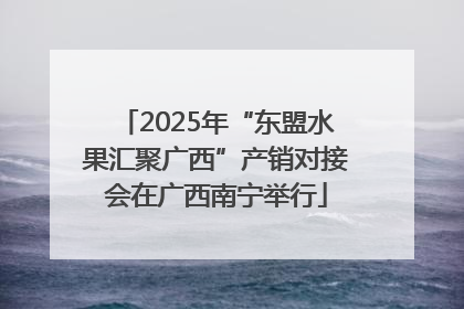 2025年“东盟水果汇聚广西”产销对接会在广西南宁举行