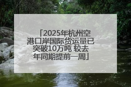 2025年杭州空港口岸国际货运量已突破10万吨 较去年同期提前一周