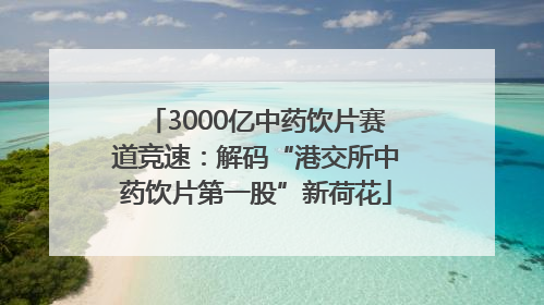 3000亿中药饮片赛道竞速：解码“港交所中药饮片第一股”新荷花