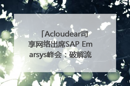 Acloudear司享网络出席SAP Emarsys峰会：破解流量困局，驱动精准增长