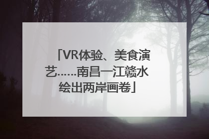 VR体验、美食演艺……南昌一江赣水绘出两岸画卷